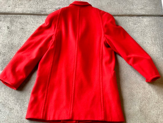 Vintage Adolph Schulman for Lilli Ann Red Coat - image 5