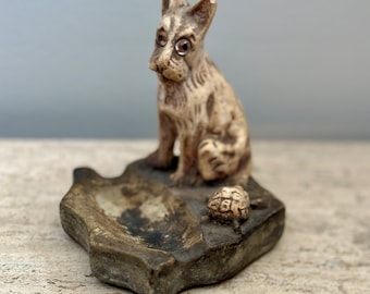 Carnival Chalk French Bulldog Ashtray - Etsy