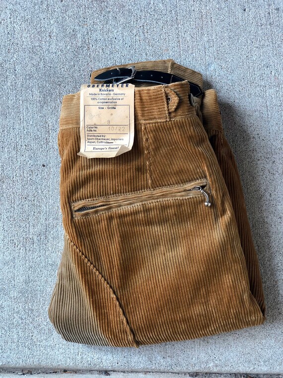 NOS 1940/50s Obermeyer Boys Ski Knickers