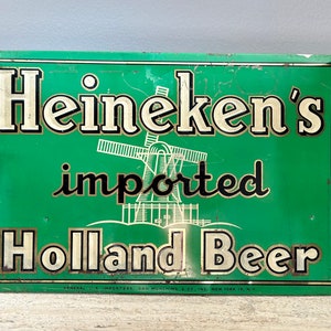 Original Heineken Beer Tin Sign