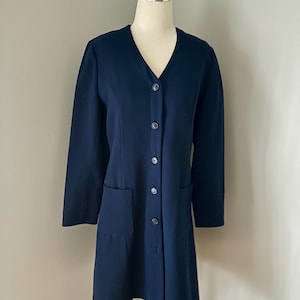 Vtg Navy Young Pendleton Wool Jacket