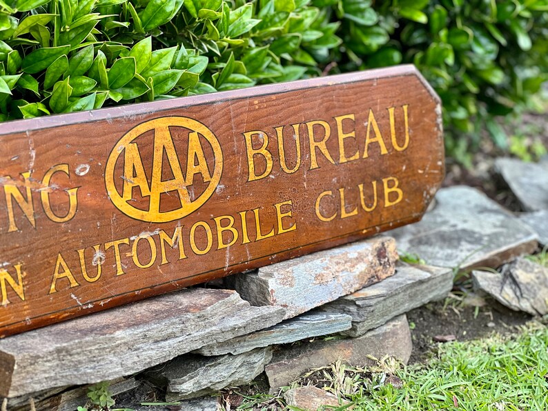 Original AAA Kenton Automobile Club Sign - Etsy