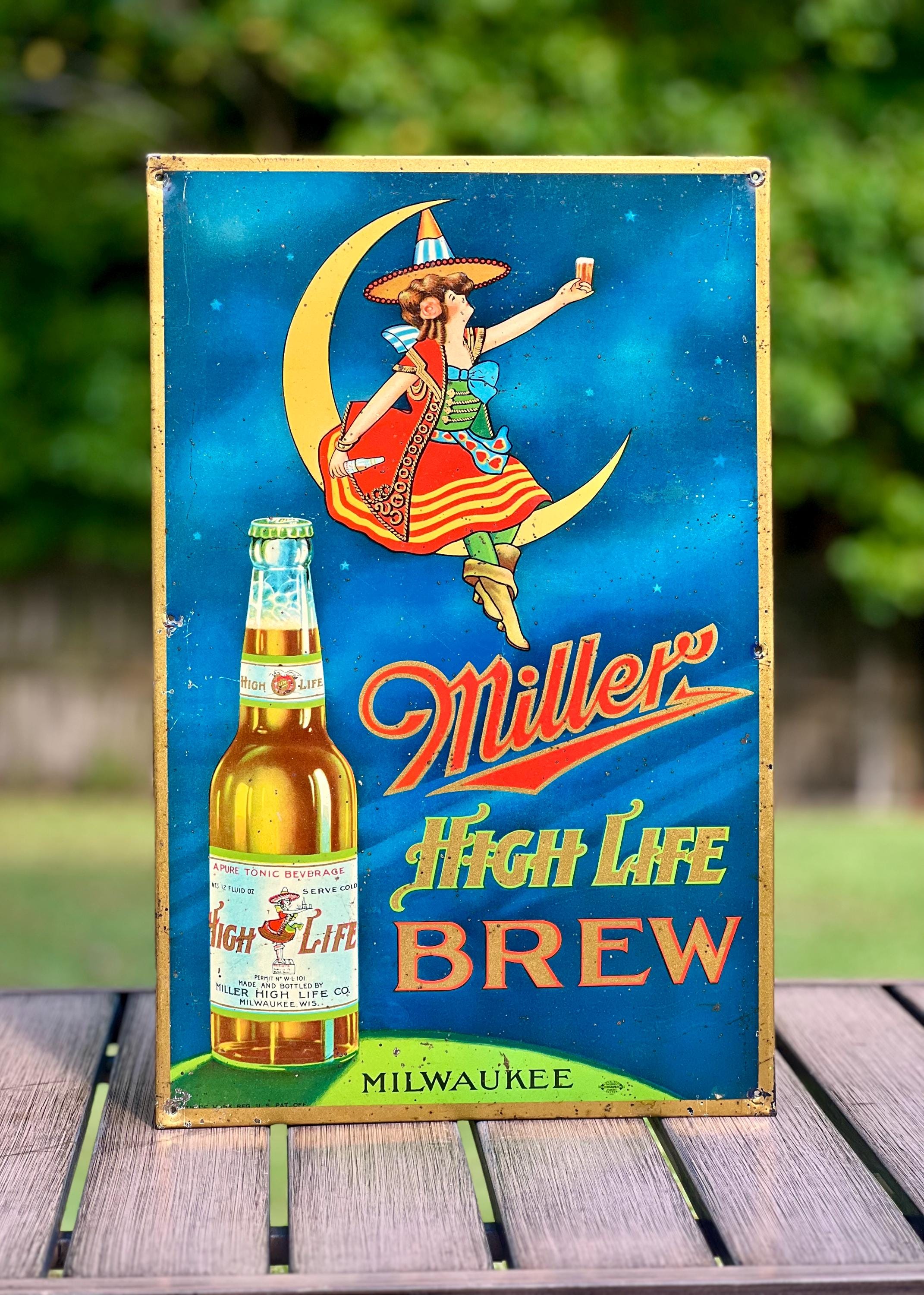 Miller High Life Beer Vintage 1989 Buy That Man A Miller