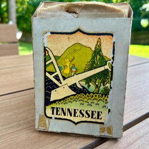 Vtg 50s NOS Box of Travel Decals - Tennessee