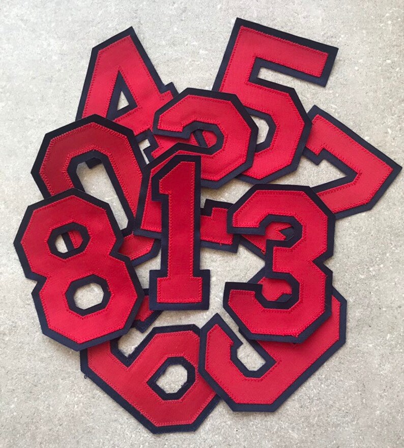 NOS Letterman Sew On Number Patches Etsy