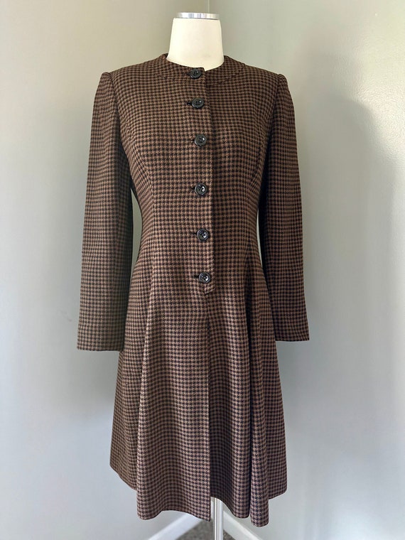 90s David Hayes Wool Dress