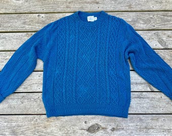 Vintage 1990s Cape Isle Knitters Crewneck Sweater / Vintage