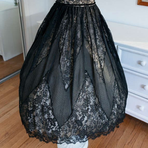 1950's Henry A Condor Black Lace Dress - image 5