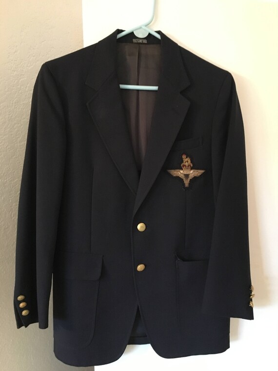 Vintage British Paratrooper Blue Blazer - image 2