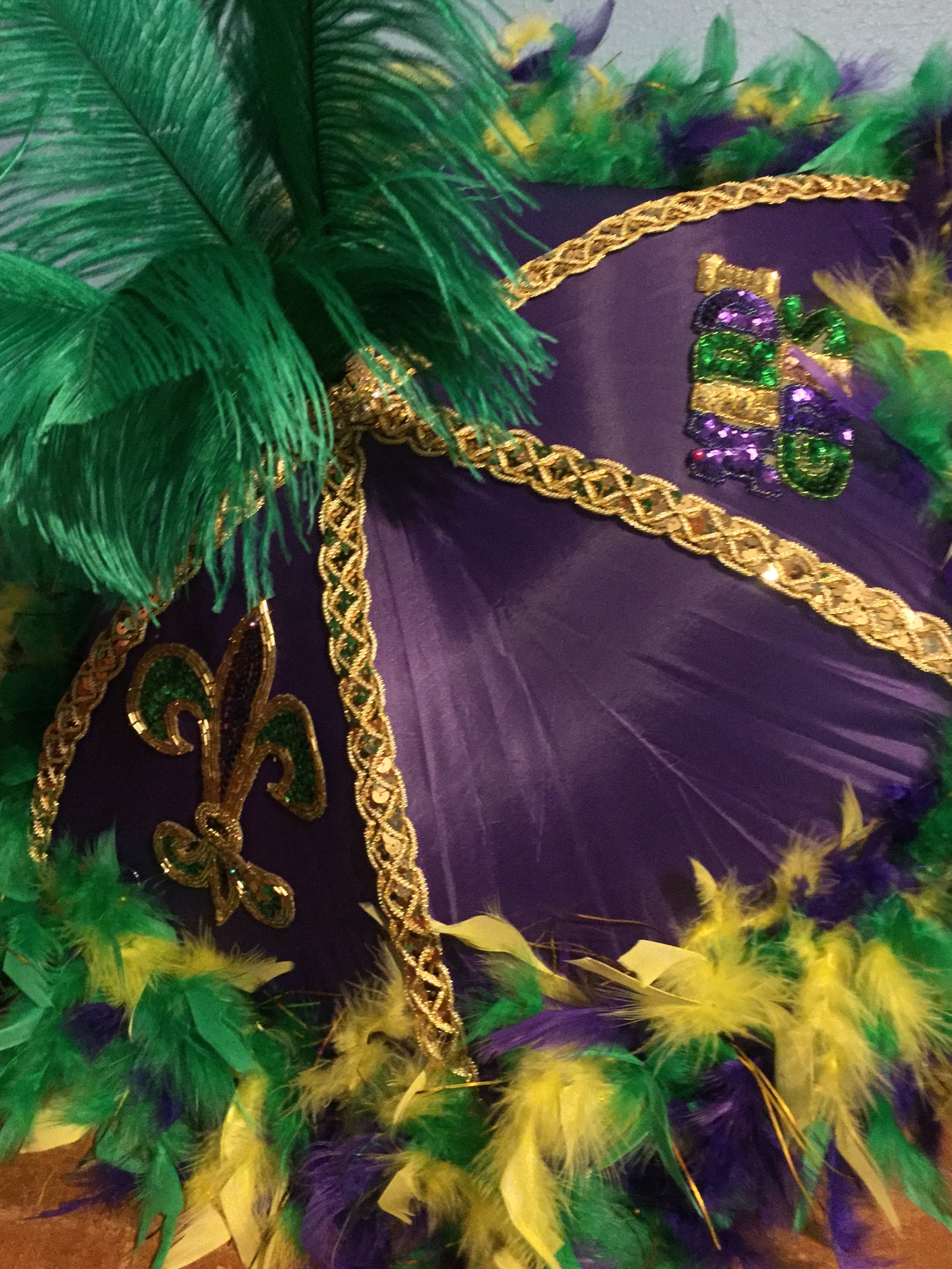 custom mardi gras umbrella