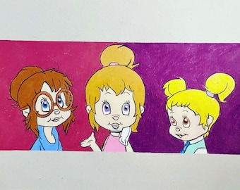 The Chipettes drawing