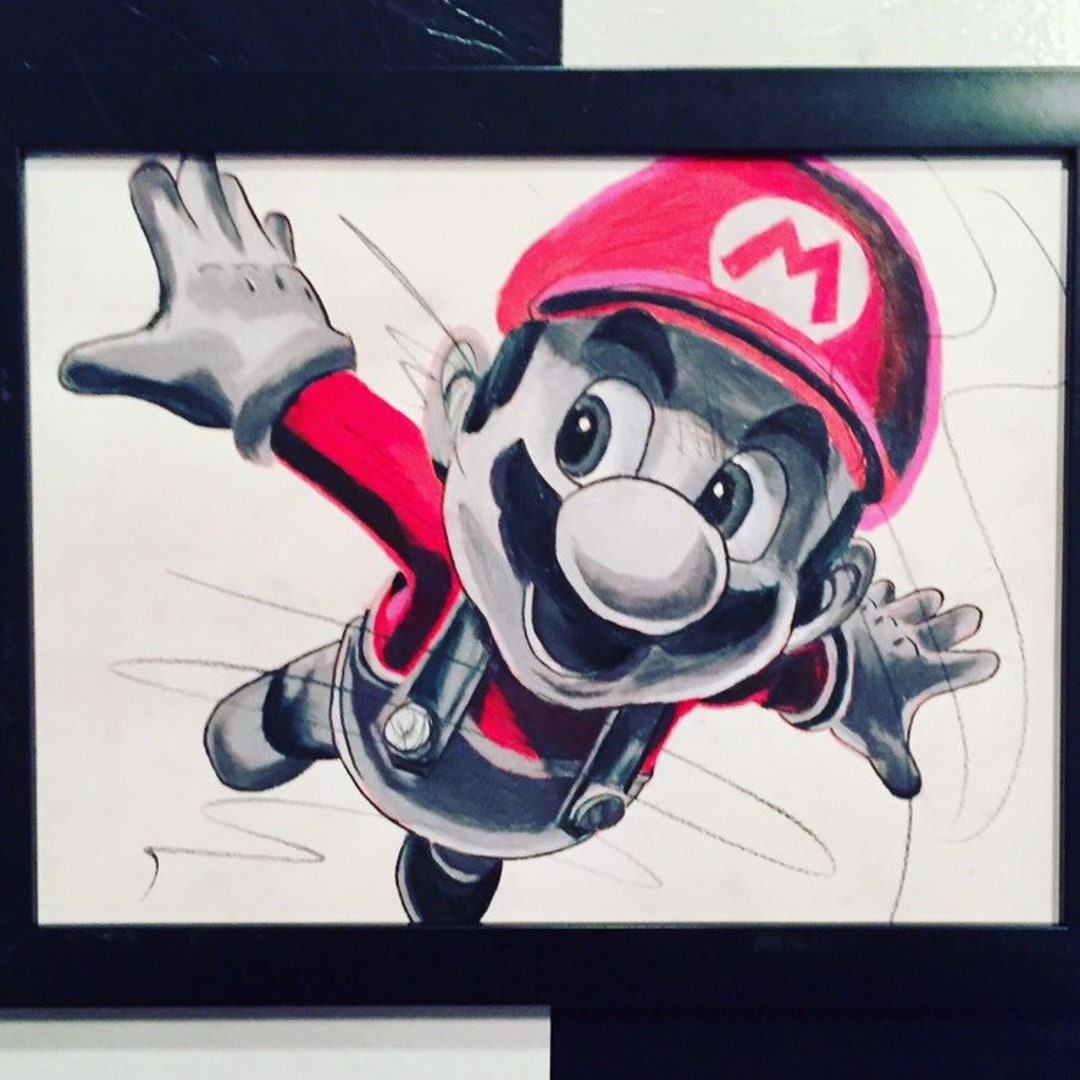 Super Mario Colored Pencils Etsy