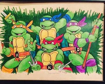 Teenage Mutant Ninja Turtles pencil drawing