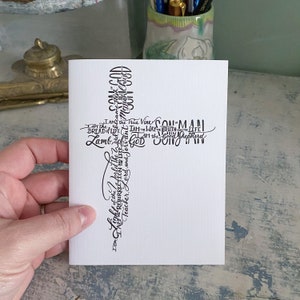 Cross Names of God | 10 blank note cards