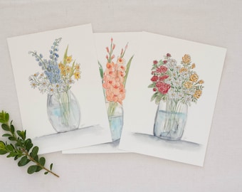 Birthday Month Bouquet | Custom Watercolor Painting