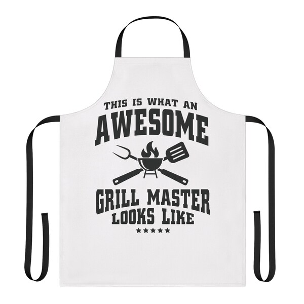 Apron, Fathers Day, Grill Master, Gift for Dad