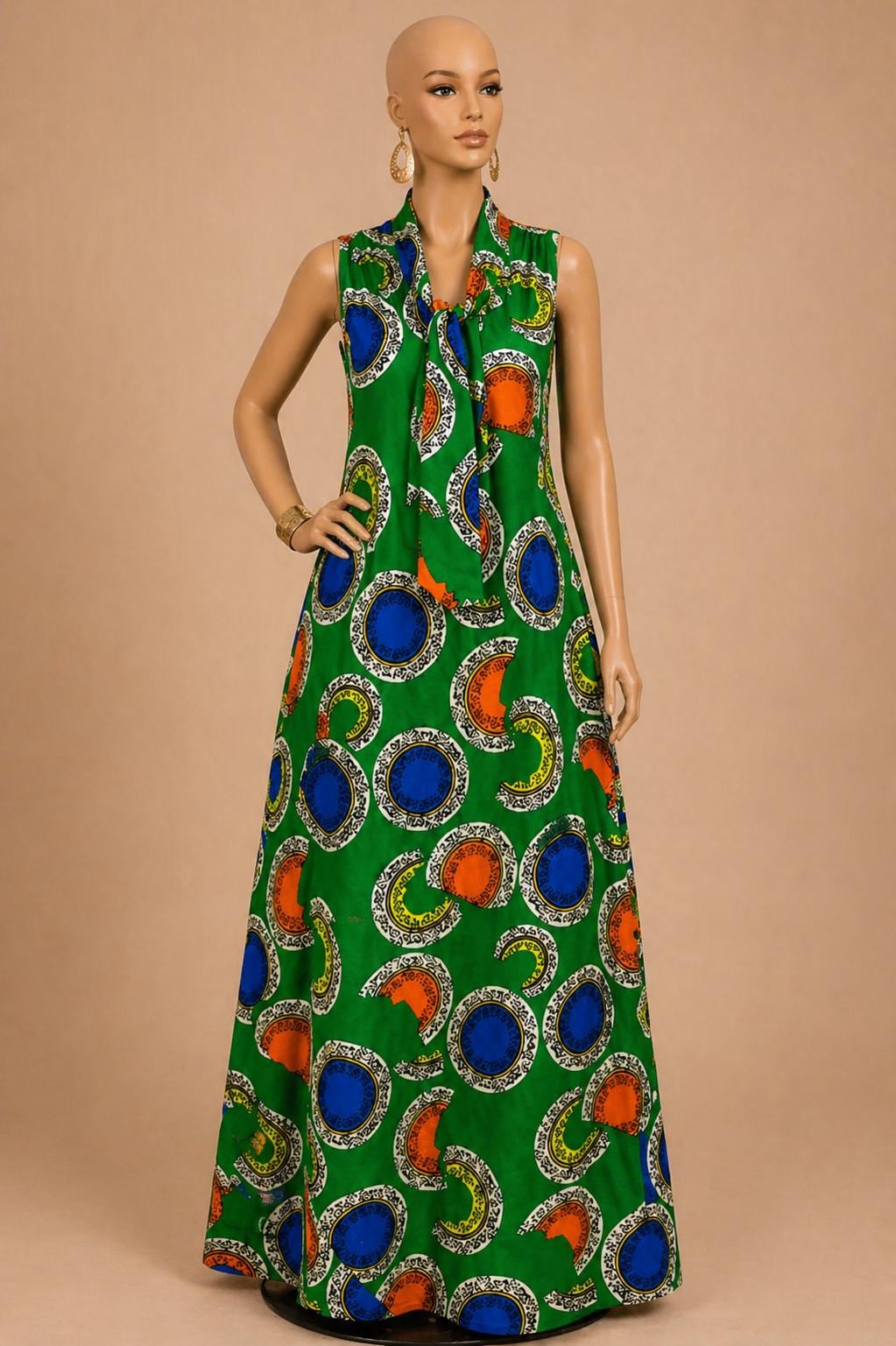 green white midi dress Over the River Midi Dress Kelly / L main image 0