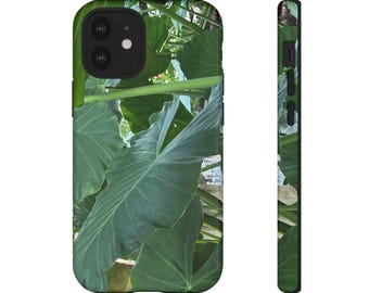 Tropical Green Leaves , Tough Cases