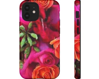 Vibrant Rose Bouquet, Tough Cases