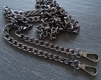Gunmetal purse chain sale