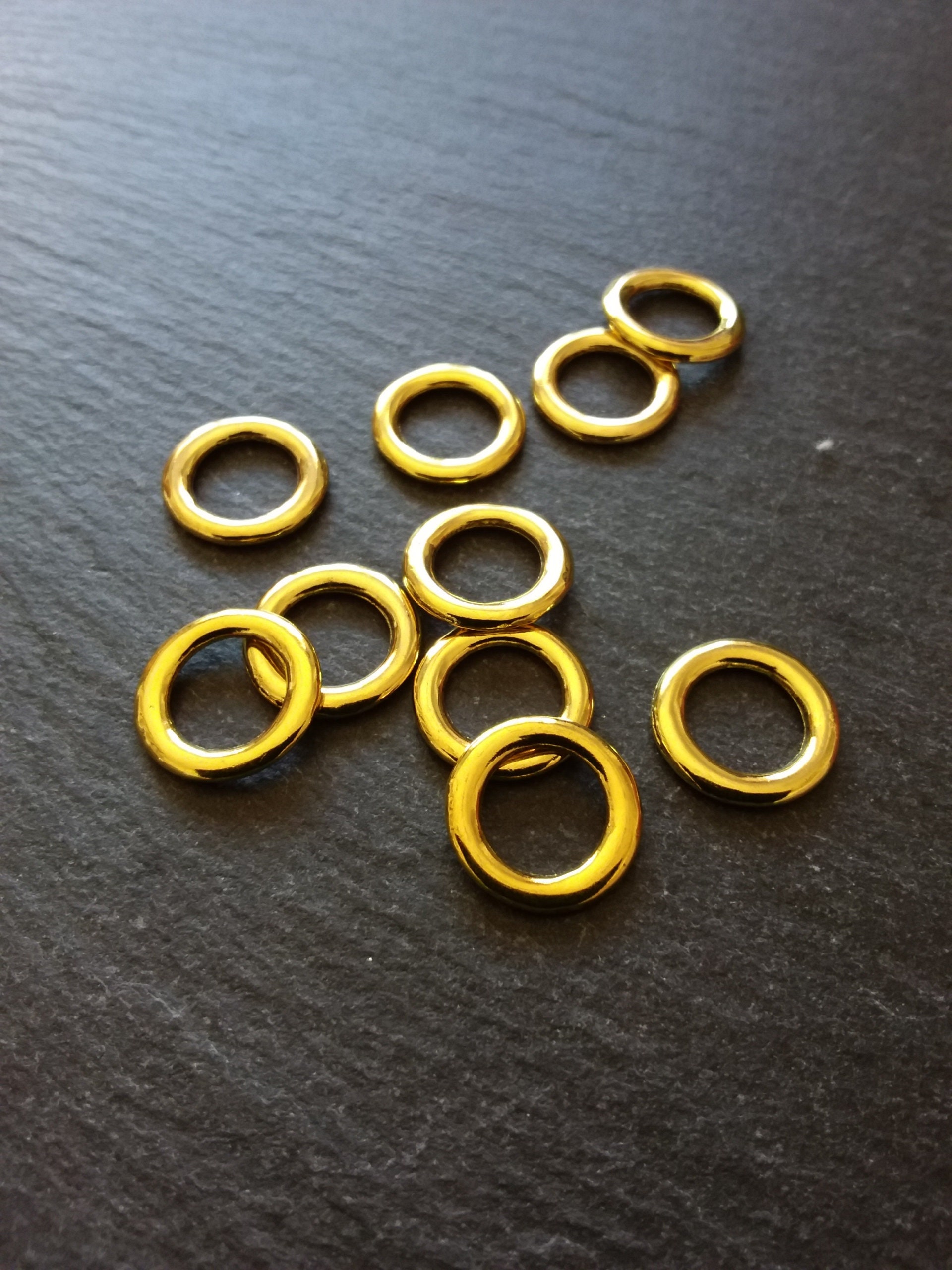 Solid Sterling Silver 925 Jump Rings - 5 mm external diameter - luxury  quality