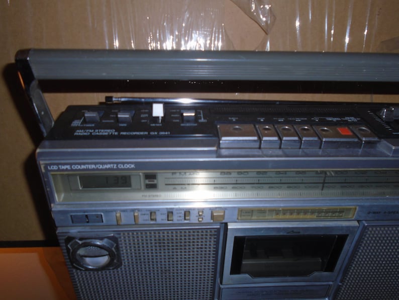 Very Rare Vintage Quasar GX 3641 Cassette Recorder Boombox Etsy