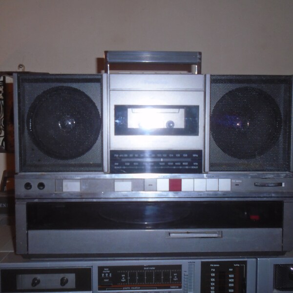 Vintage Panasonic SG-J500 am/fm Cassette/Record Player Boombox