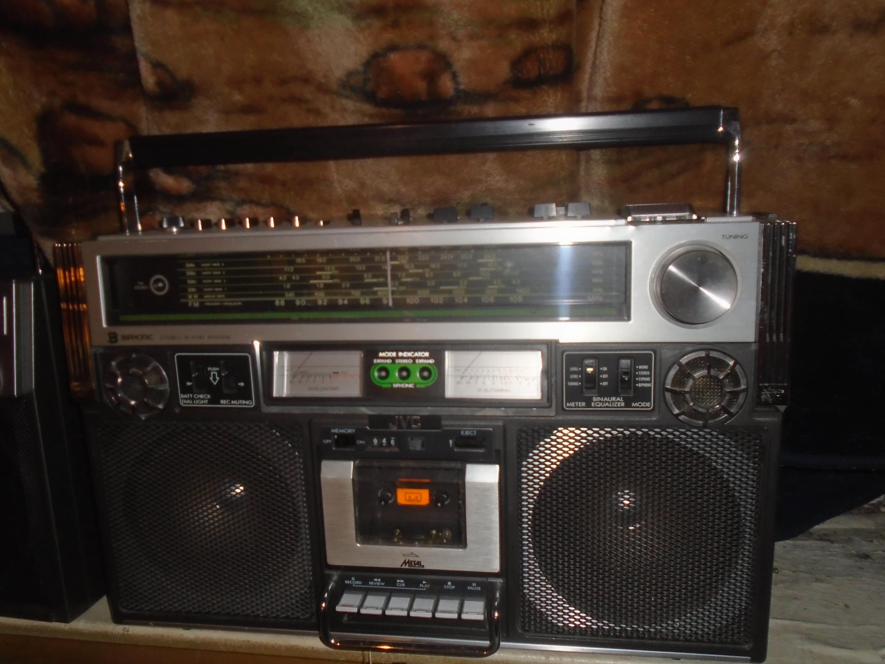 Vintage JVC Rc 838 Am/fm Cassette Recorder Boombox - Etsy