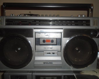 Vintage Sanyo m9860 am/fm kassettbandspelare, fullt fungerande boombox