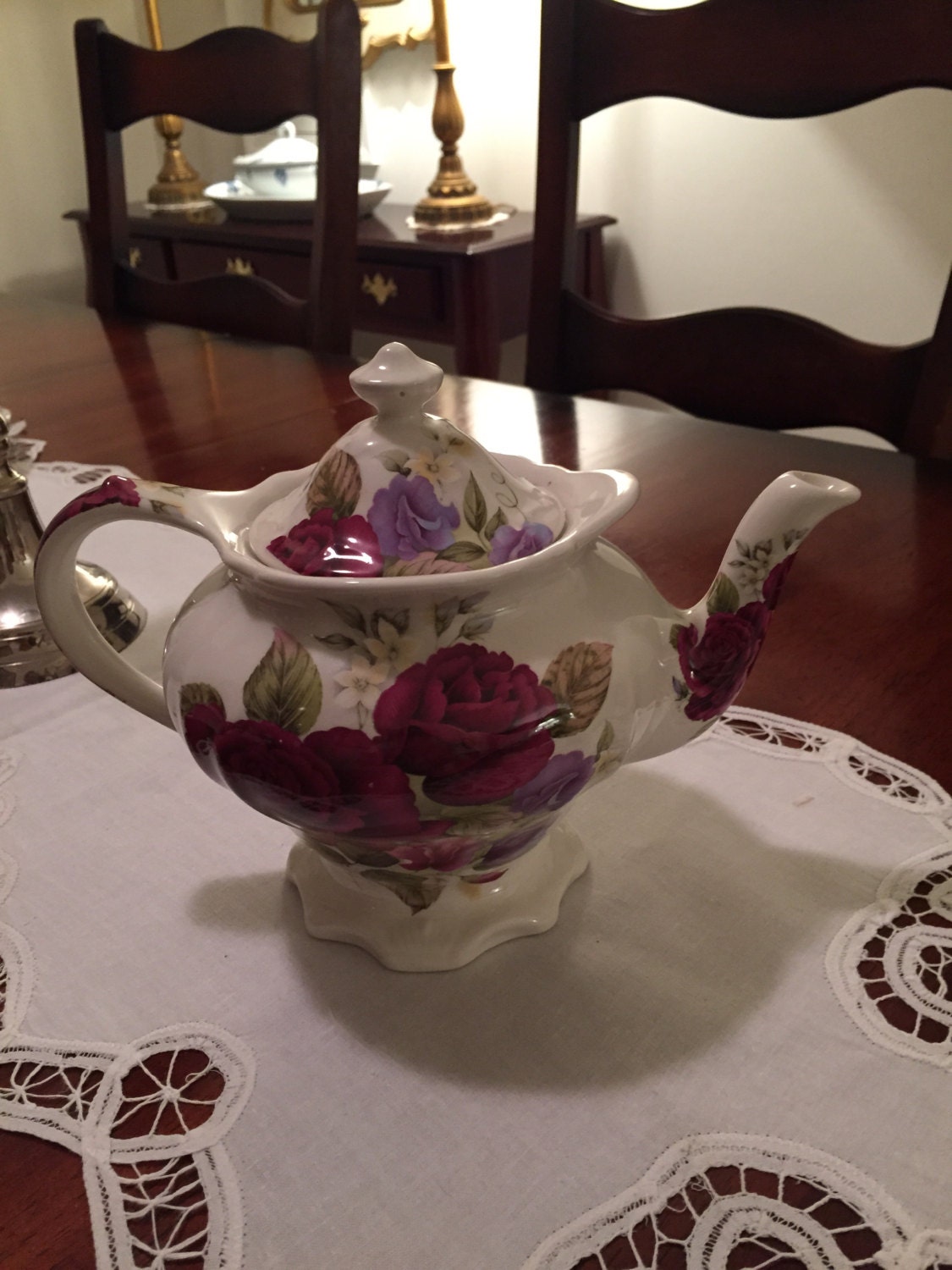 Sadler Antique Bone China Teapot Made in England Etsy