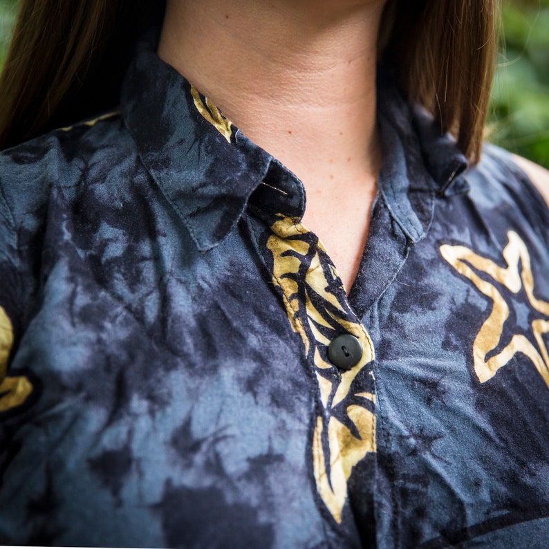Batik Crop Top