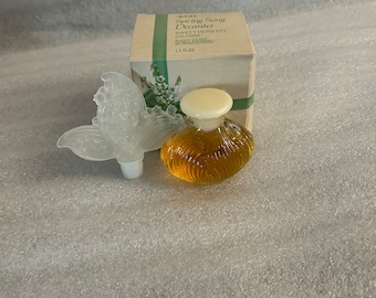 Avon vintage spring song decanter