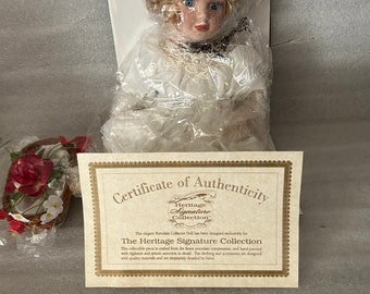 Heritage signature collection porcelain doll