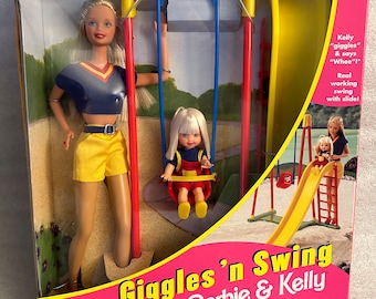 Giggles and Swing talking Barbie and Kelly