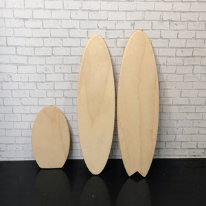 Dollhouse surfboard skimboard blanks wood cut out shapes