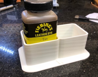 Leather dye holder