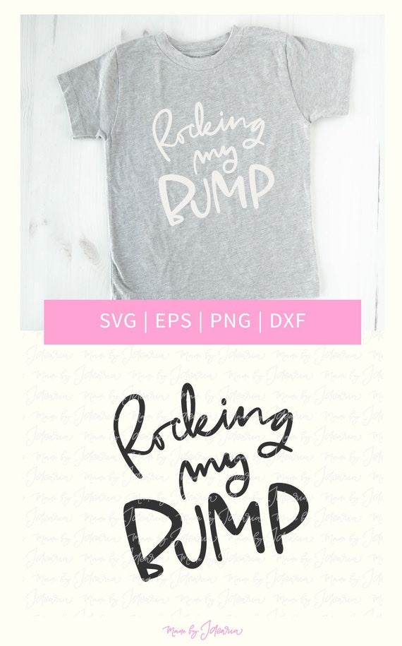 Rocking My Bump Svg Pregnancy Svg Pregnant Svg Maternity Etsy