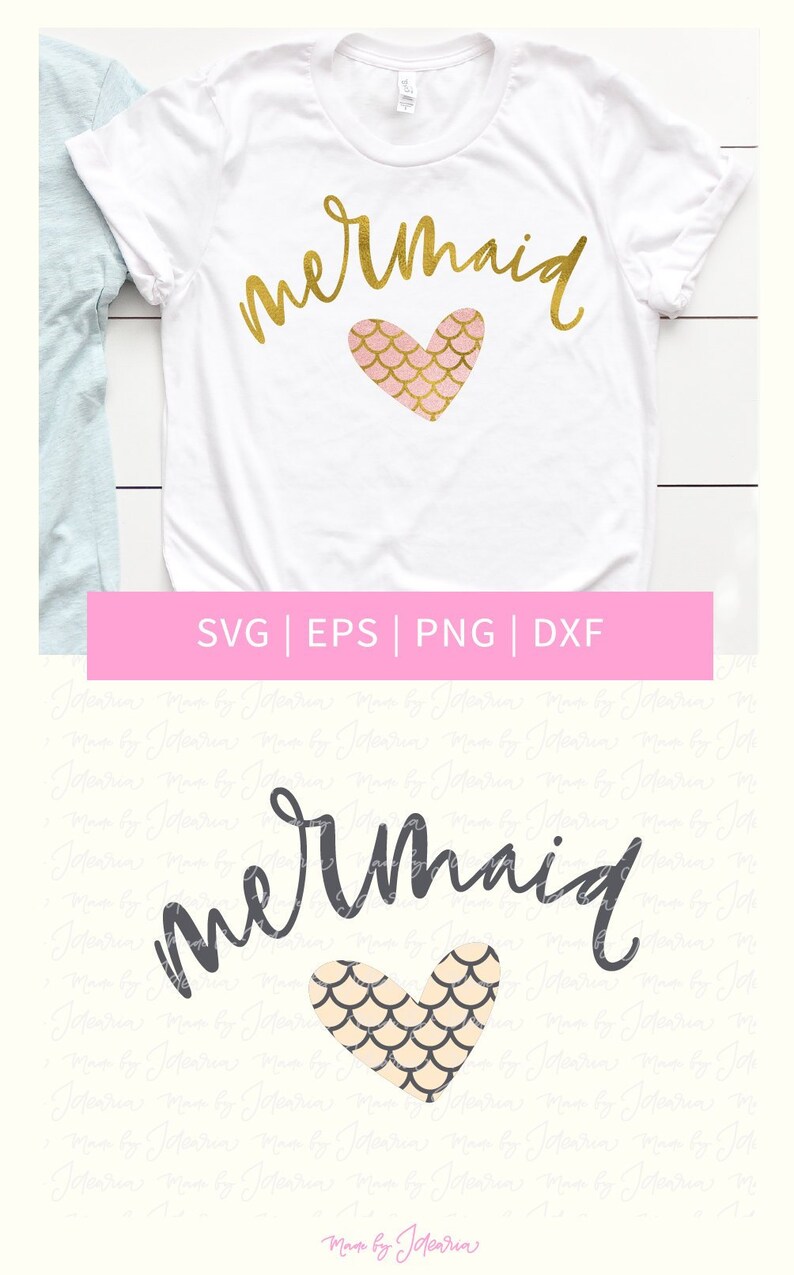 Mermaid svg mermaid cut file summer svg beach svg mermaid | Etsy