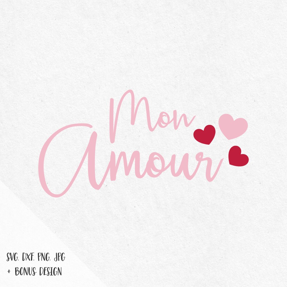 Download Mon Amour Svg Heart Svg Arrow Svg Svg Heart valentine svg ...
