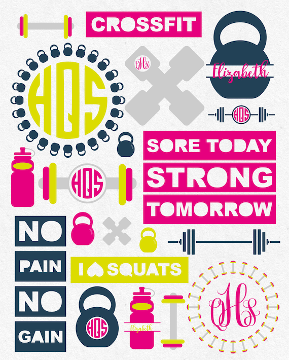 Download Gym Svg Bundle Gym Monogram Svg Fitness Svg Workout Svg Etsy PSD Mockup Templates