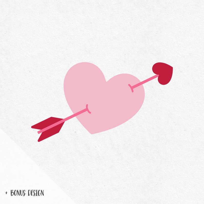 Download Mon Amour Svg Heart Svg Arrow Svg Svg Heart valentine svg ...