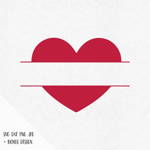 Download Valentine monogram svg Heart Monogram Svg Circle Hearts | Etsy