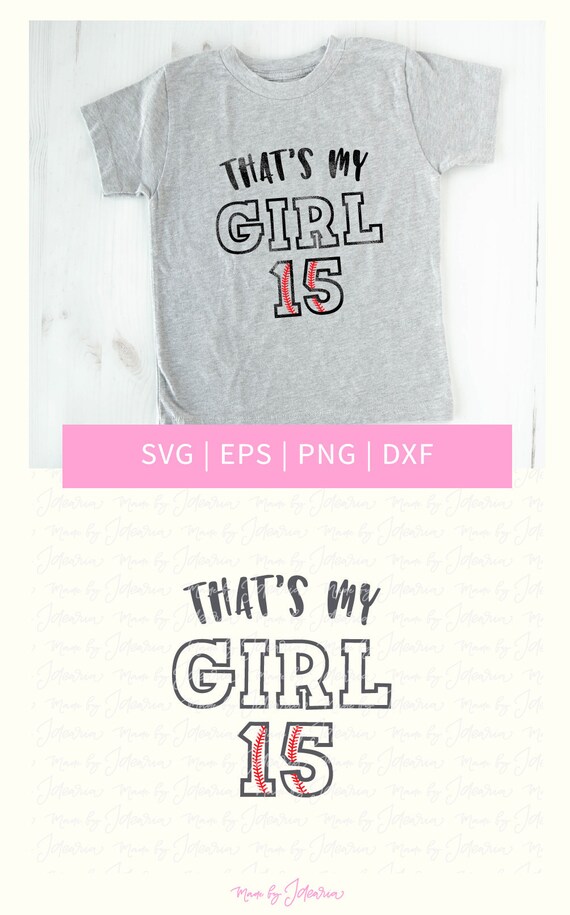 Thats My Girl Svg Girl Baseball Svg Girl Svg Baseball Svg Etsy