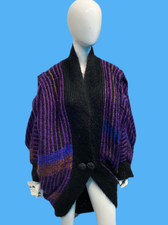 1980’s Tissoge Mohair Knit Dolman Cocoon Coat