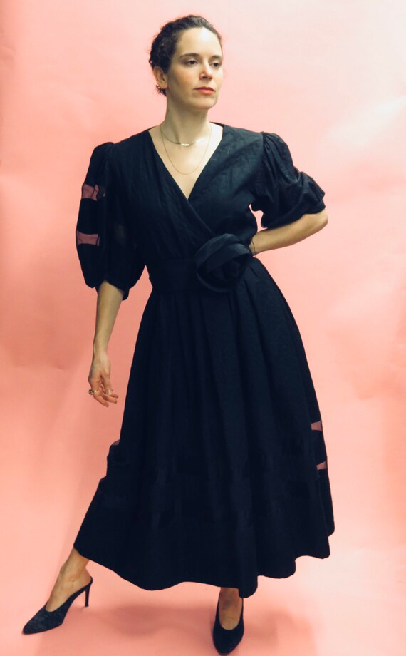 1960’s William Pearson Floral Quilted Cotton Puff