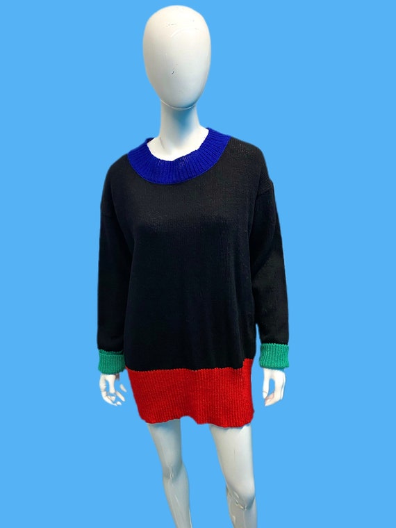 1980’s Dorothee Bis French Oversized Colorblock kn