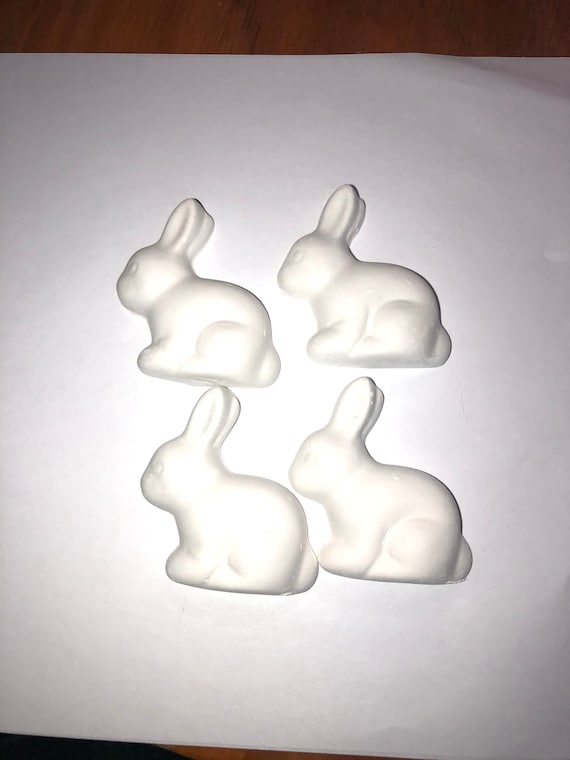 Ready to Paint Plaster of Paris DIY Craft 4 Piece Easter Etsy