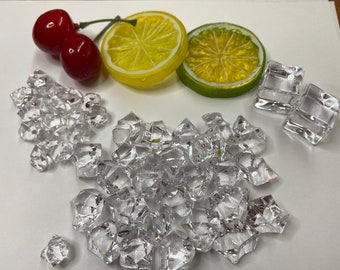 Fake Crushed Ice Tumbler Topper Kit: Lemon, Lime, Cherries (46-Piece)