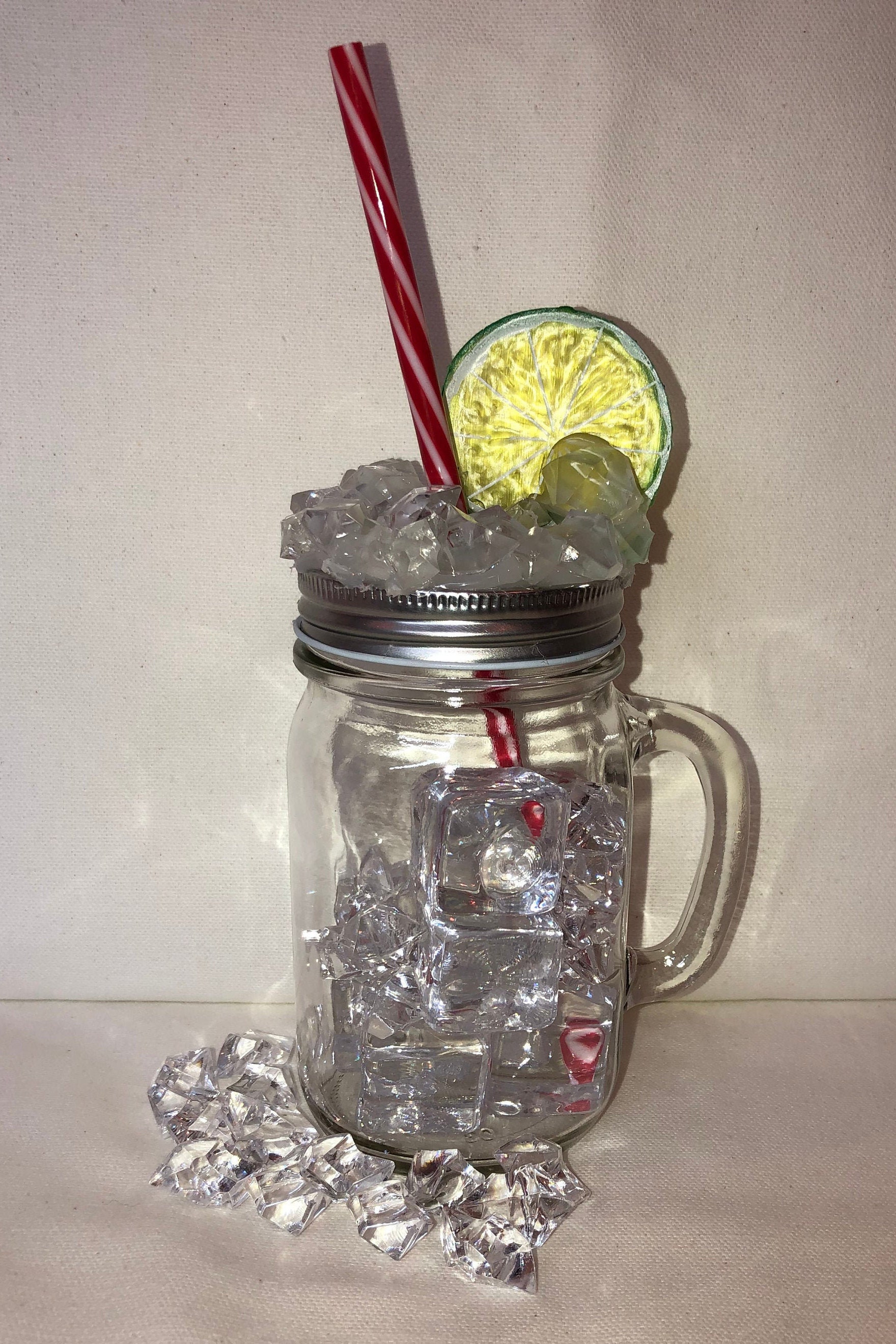 Faux Crushed Ice Tumbler Topper Kit Assorted Fruit and Ice 46 Etsy