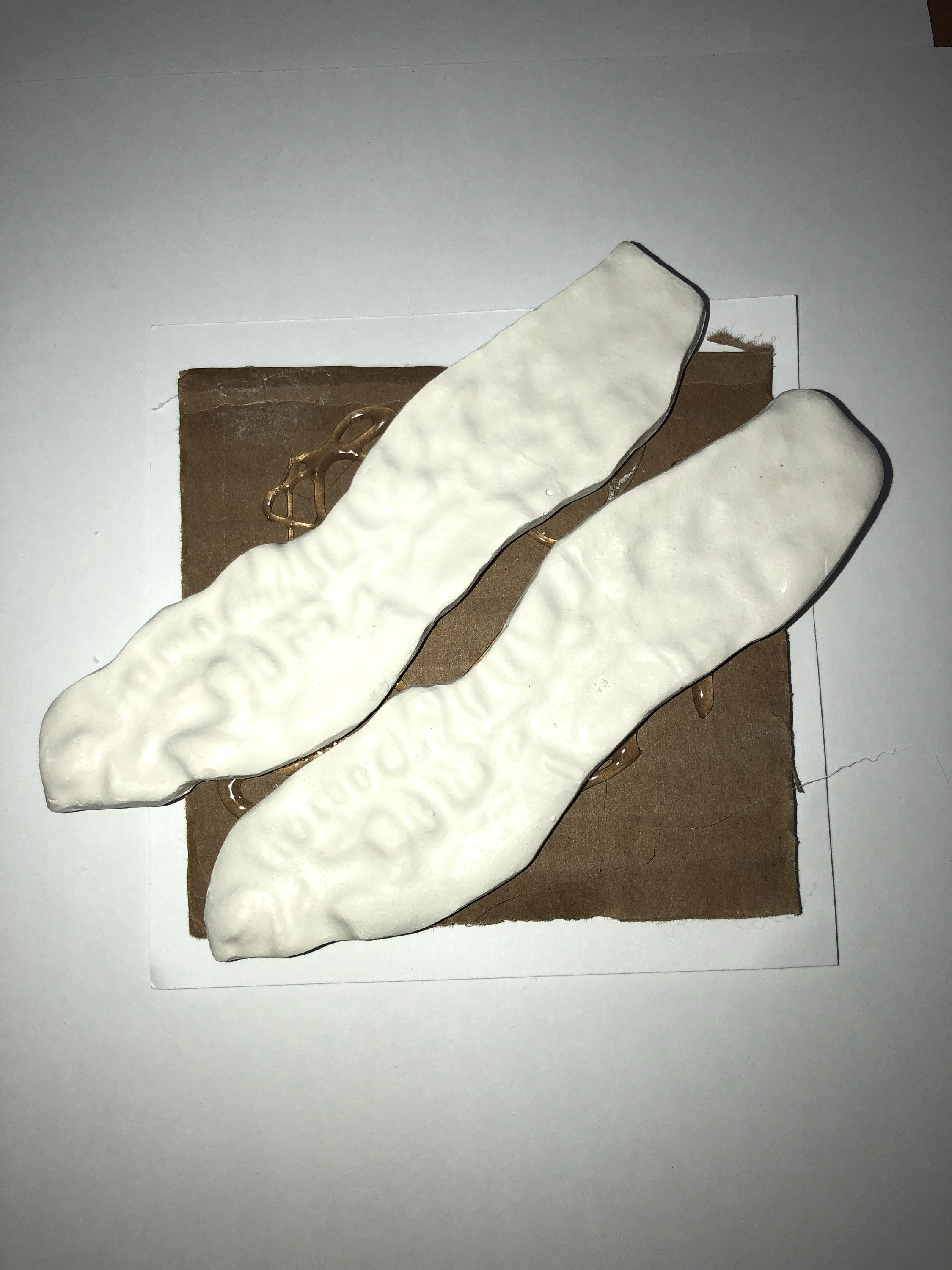 Ready to Paint Plaster of Paris DIY Craft 2 piece Strips of Etsy